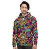 Psychedelic Men's Hoodie-grizzshop