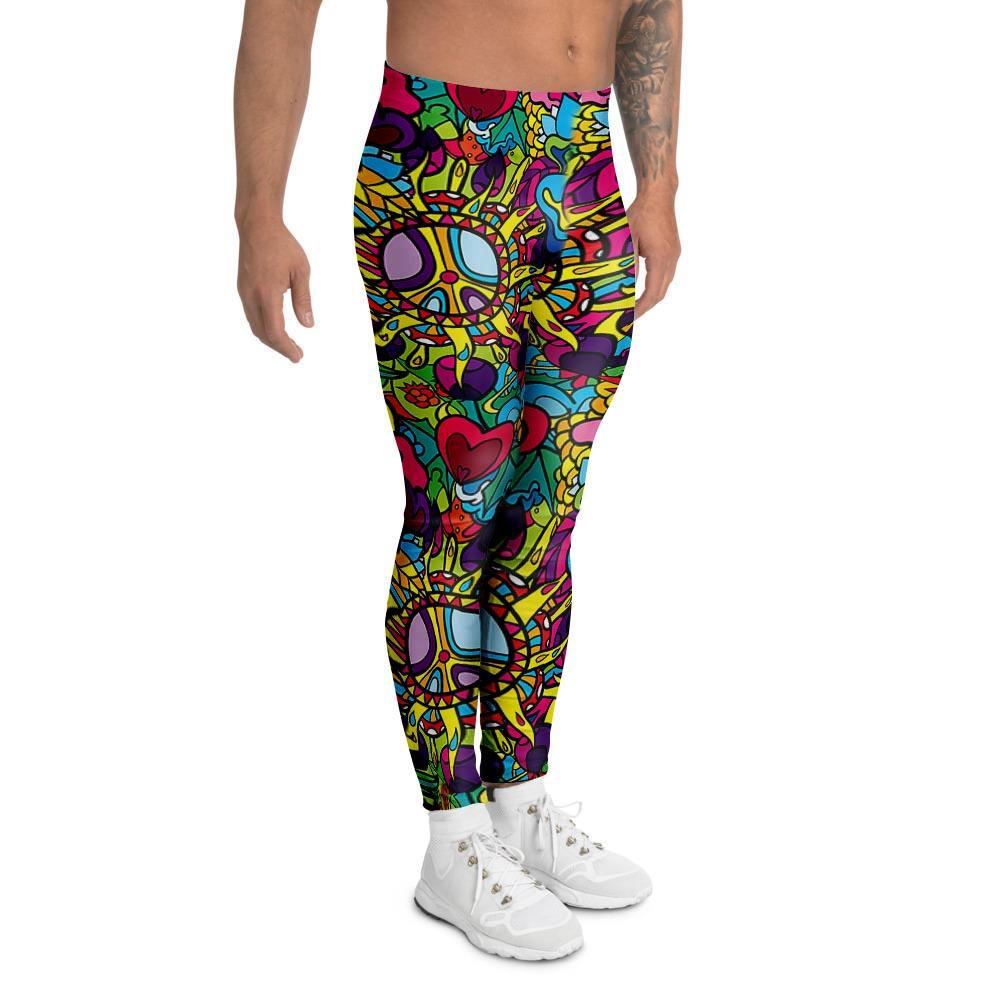 Psychedelic Men's Leggings-grizzshop