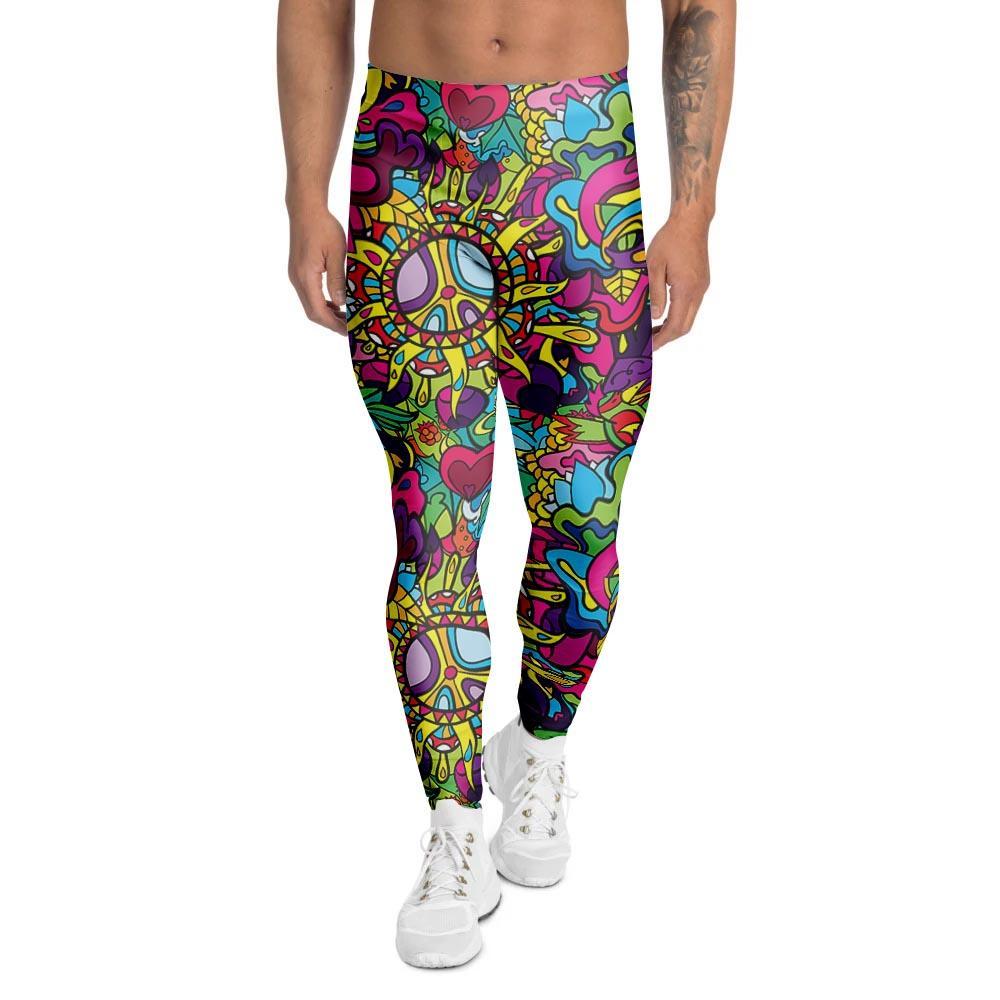 Psychedelic Men's Leggings-grizzshop