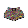 Psychedelic Muay Thai Boxing Shorts-grizzshop