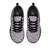 Psychedelic Optical Illusion Twinkle Black Sneaker-grizzshop