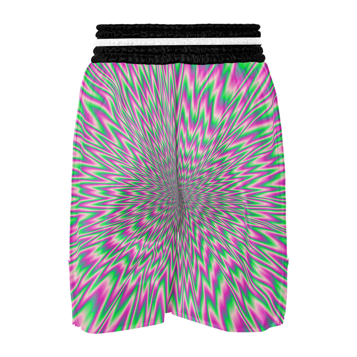 Psychedelic Optical Illusion Twinkle Boxing Shorts-grizzshop