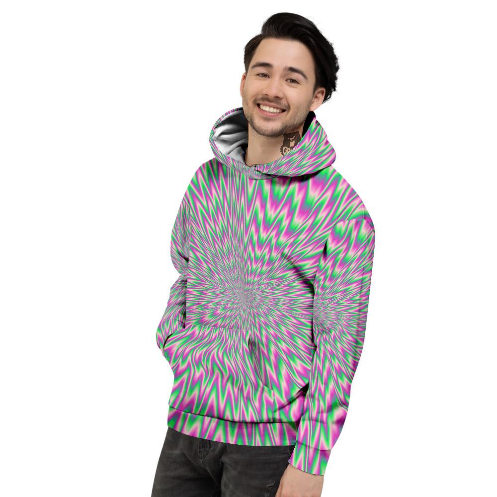 Psychedelic Optical Illusion Twinkle Men's Hoodie-grizzshop