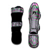 Psychedelic Optical Illusion Twinkle Muay Thai Shin Guards-grizzshop