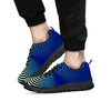 Psychedelic Optical Vibrant Illusion Black Sneaker-grizzshop