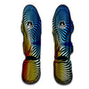 Psychedelic Optical Vibrant Illusion Muay Thai Shin Guards-grizzshop