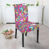 Psychedelic Pattern Print Chair Cover-grizzshop