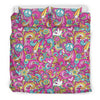 Psychedelic Pattern Print Duvet Cover Bedding Set-grizzshop