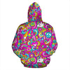 Psychedelic Pattern Print Men Women Pullover Hoodie-grizzshop