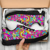 Psychedelic Pattern Print Sneaker Shoes For Men Women-grizzshop