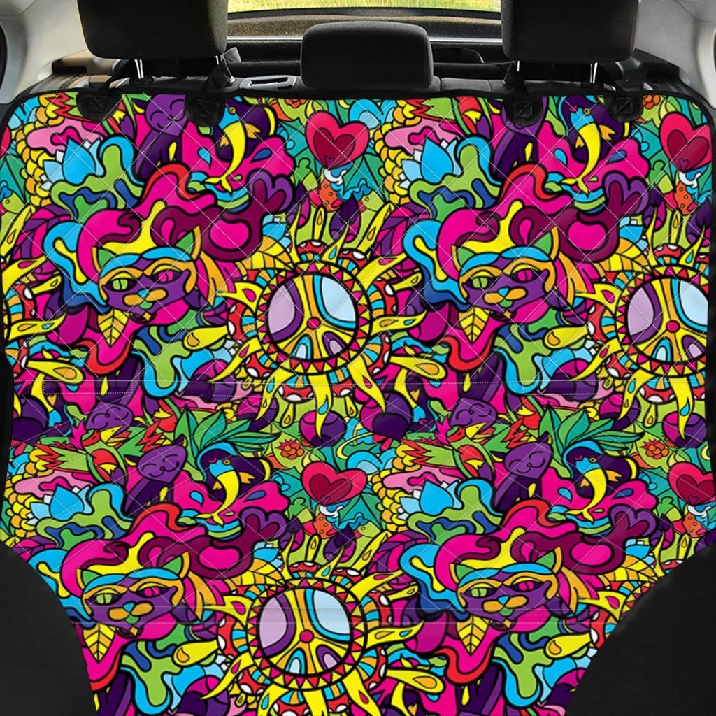 Psychedelic Pet Car Seat Cover-grizzshop