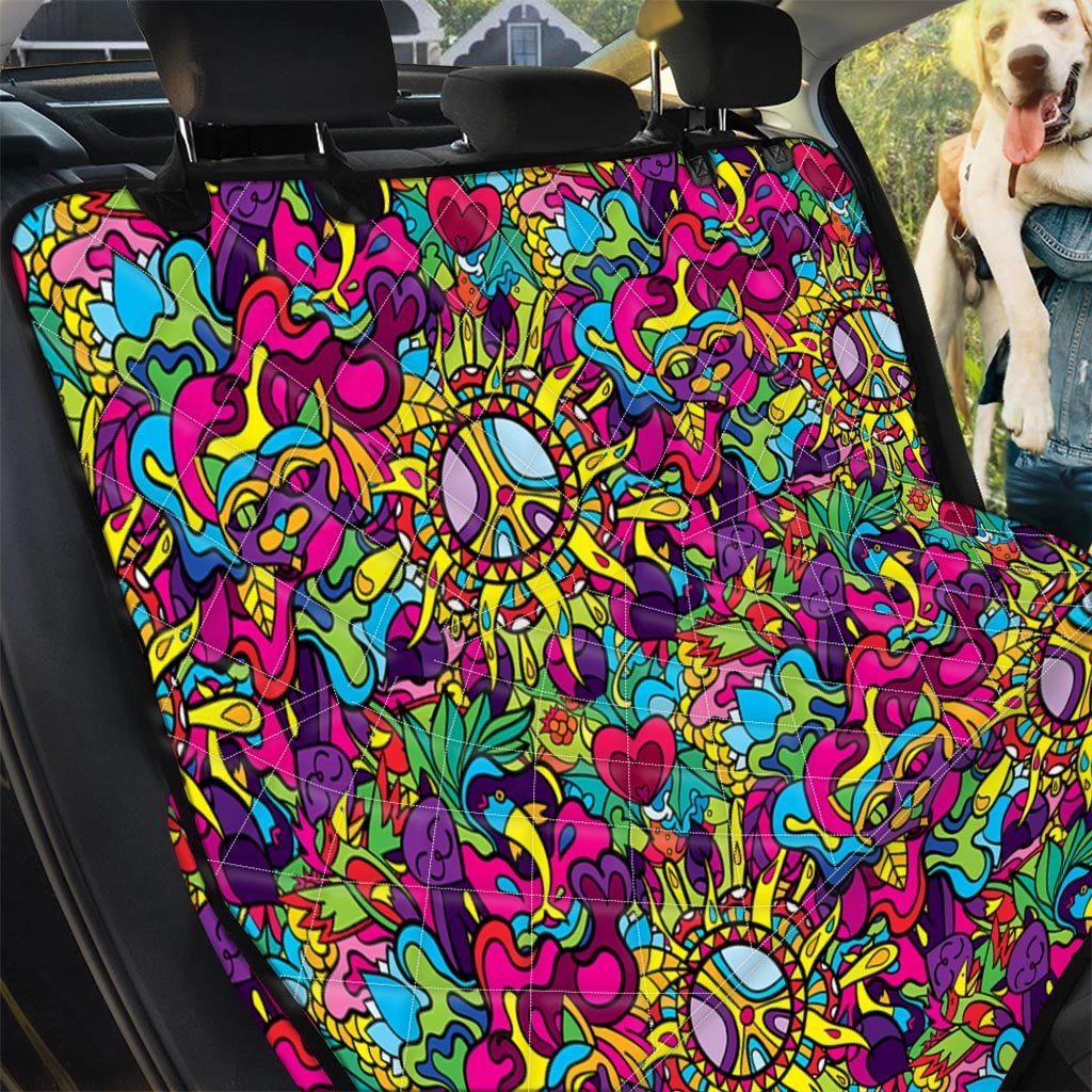 Psychedelic Pet Car Seat Cover-grizzshop