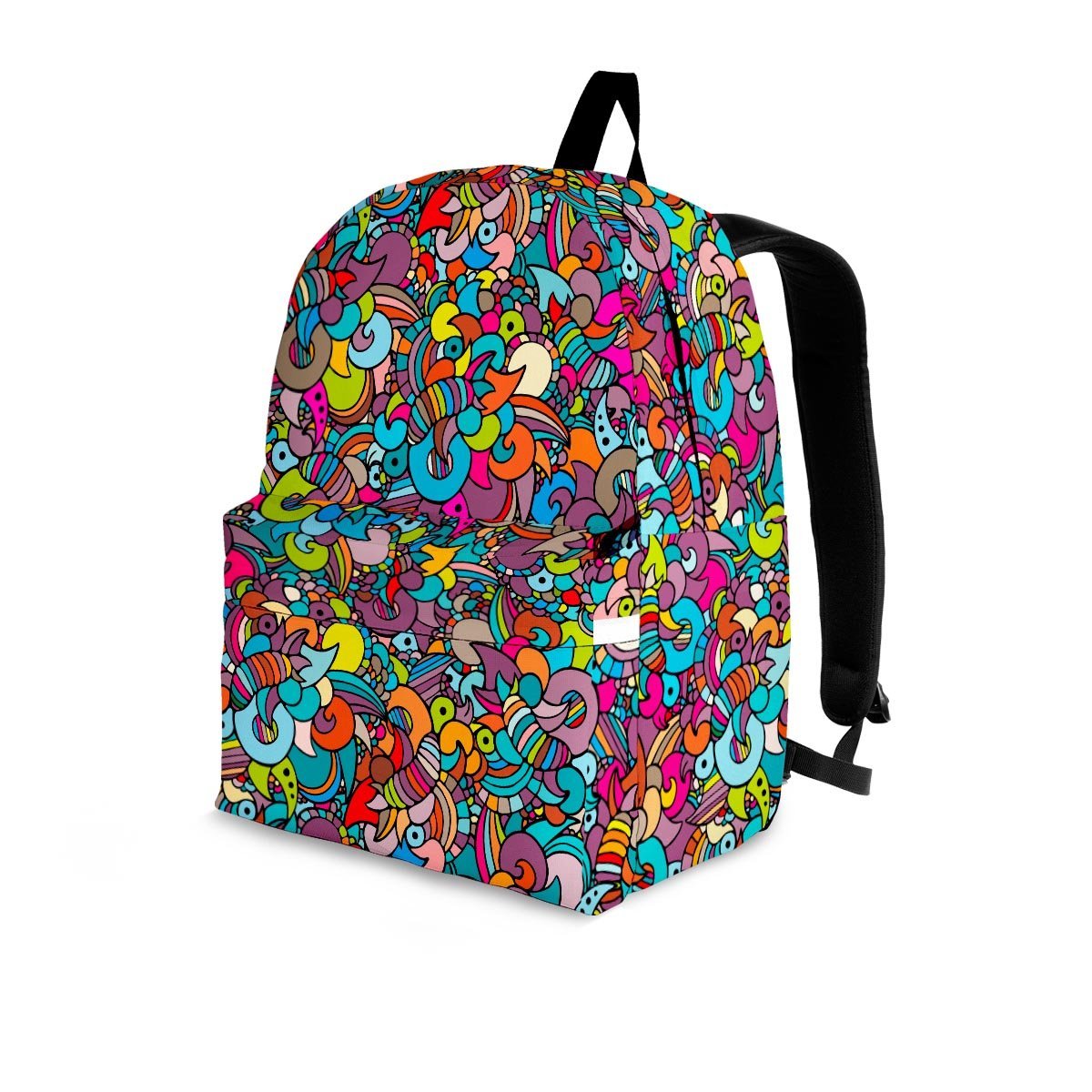 Psychedelic Print Backpack-grizzshop