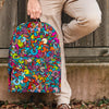 Psychedelic Print Backpack-grizzshop