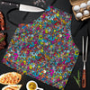 Psychedelic Print Men's Apron-grizzshop