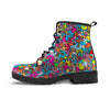 Psychedelic Print Men's Boots-grizzshop