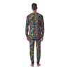 Psychedelic Print Men's Pajamas-grizzshop