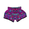 Psychedelic Print Muay Thai Boxing Shorts-grizzshop