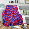 Psychedelic Print Pattern Blanket-grizzshop