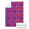 Psychedelic Print Pattern Blanket-grizzshop