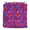 Psychedelic Print Pattern Duvet Cover Bedding Set-grizzshop