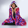 Psychedelic Print Pattern Hooded Blanket-grizzshop