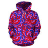 Psychedelic Print Pattern Men Women Pullover Hoodie-grizzshop