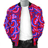 Psychedelic Print Pattern Men's Bomber Jacket-grizzshop