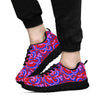 Psychedelic Print Pattern Sneaker Shoes For Men Women-grizzshop