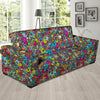 Psychedelic Print Sofa Cover-grizzshop