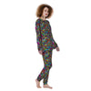 Psychedelic Print Women's Pajamas-grizzshop