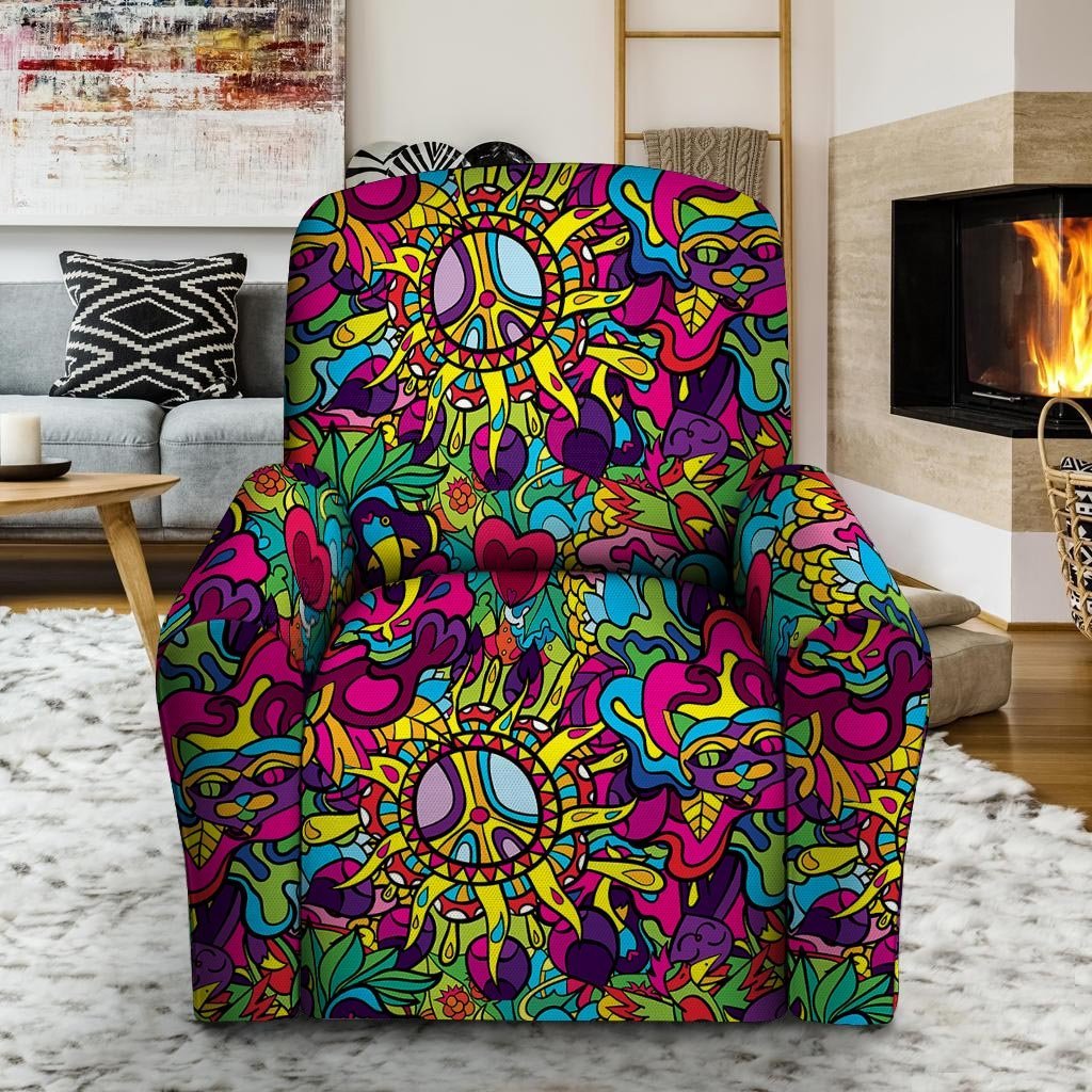 Psychedelic Recliner Cover-grizzshop