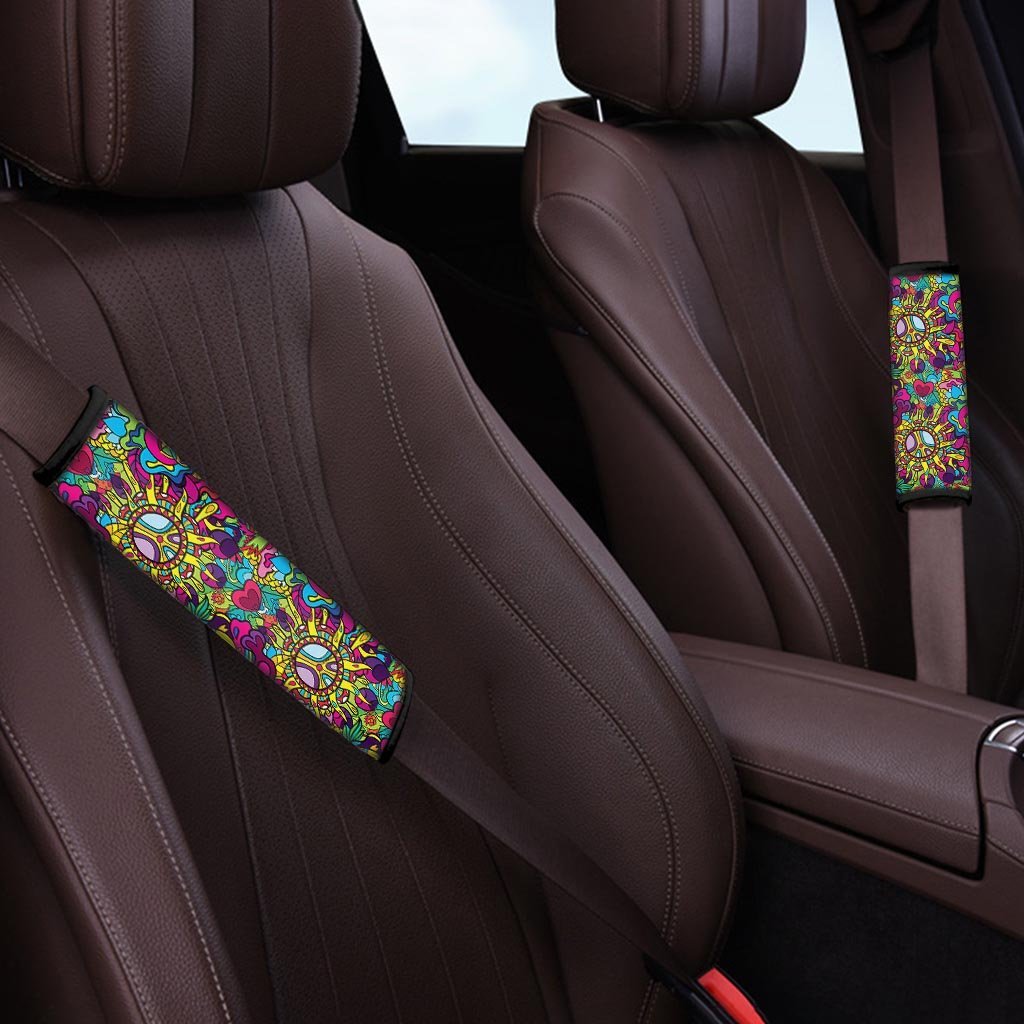 Psychedelic Seat Belt Cover-grizzshop