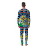 Psychedelic Space And Astronaut Print Men's Pajamas-grizzshop