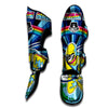 Psychedelic Space And Astronaut Print Muay Thai Shin Guards-grizzshop