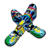 Psychedelic Space And Astronaut Print Muay Thai Shin Guards-grizzshop