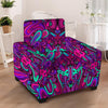 Psychedelic Trippy Doodle Armchair Cover-grizzshop