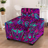 Psychedelic Trippy Doodle Armchair Cover-grizzshop