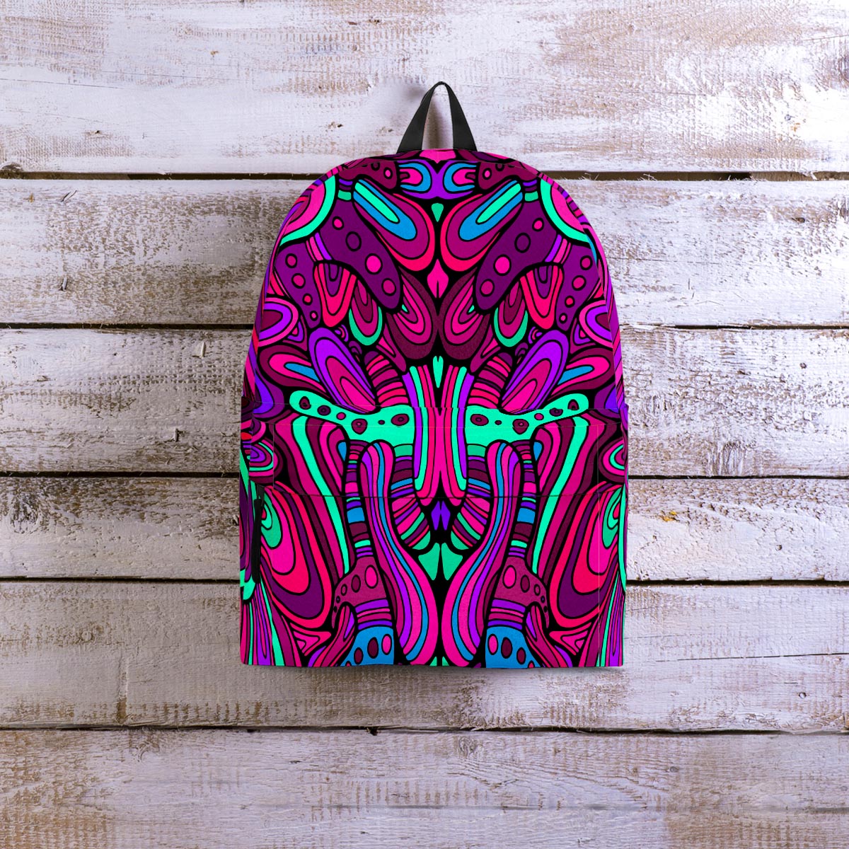 Psychedelic Trippy Doodle Backpack-grizzshop