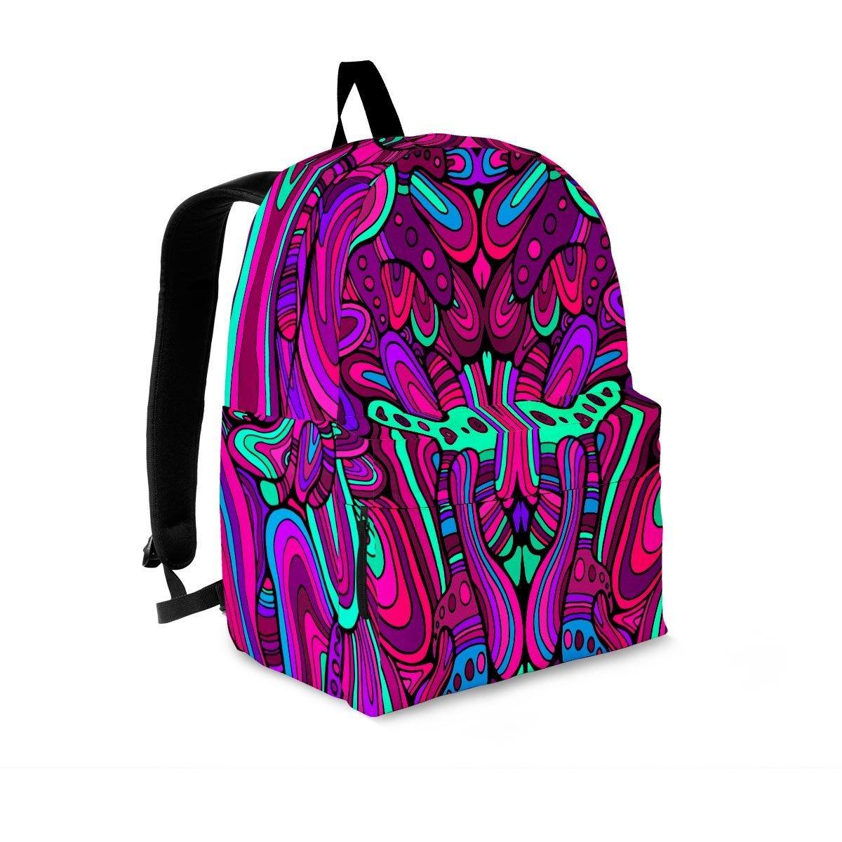 Psychedelic Trippy Doodle Backpack-grizzshop