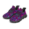 Psychedelic Trippy Doodle Black Running Shoes-grizzshop