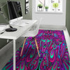 Psychedelic Trippy Doodle Floor Mat-grizzshop