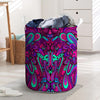 Psychedelic Trippy Doodle Laundry Basket-grizzshop