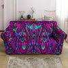 Psychedelic Trippy Doodle Loveseat Cover-grizzshop