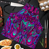 Psychedelic Trippy Doodle Men's Apron-grizzshop