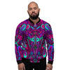 Psychedelic Trippy Doodle Men's Bomber Jacket-grizzshop