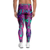 Psychedelic Trippy Doodle Men's Leggings-grizzshop