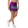 Psychedelic Trippy Doodle Mini Skirt-grizzshop