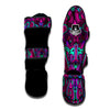 Psychedelic Trippy Doodle Muay Thai Shin Guard-grizzshop