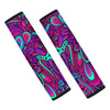 Psychedelic Trippy Doodle Seat Belt Cover-grizzshop